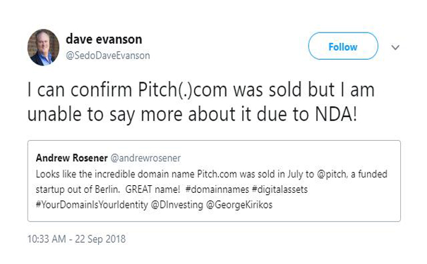 被微软收购后，创始团队又重金收购pitch.com域名开始新项目